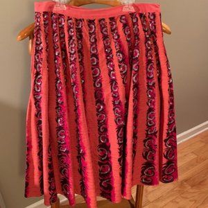 Beautiful Bernardo sequinned pink skirt
